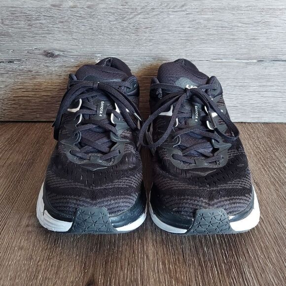 Hoka Black and White Athletic Shoes - Picture 2 of 11